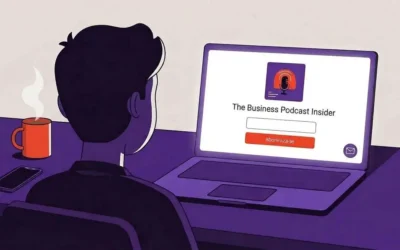 Pagina de landing pentru podcast — Unde trimiți oamenii și de ce contează